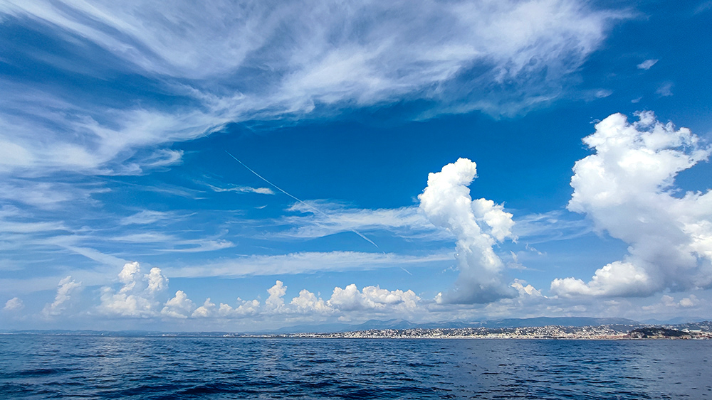 Le Littoral vu de la mer